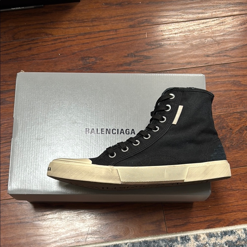 Balenciaga Black High-Top Sneakers